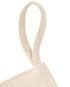 Cream Tacked Snowflake Christmas Stocking in Wool - ARCADIA HOME